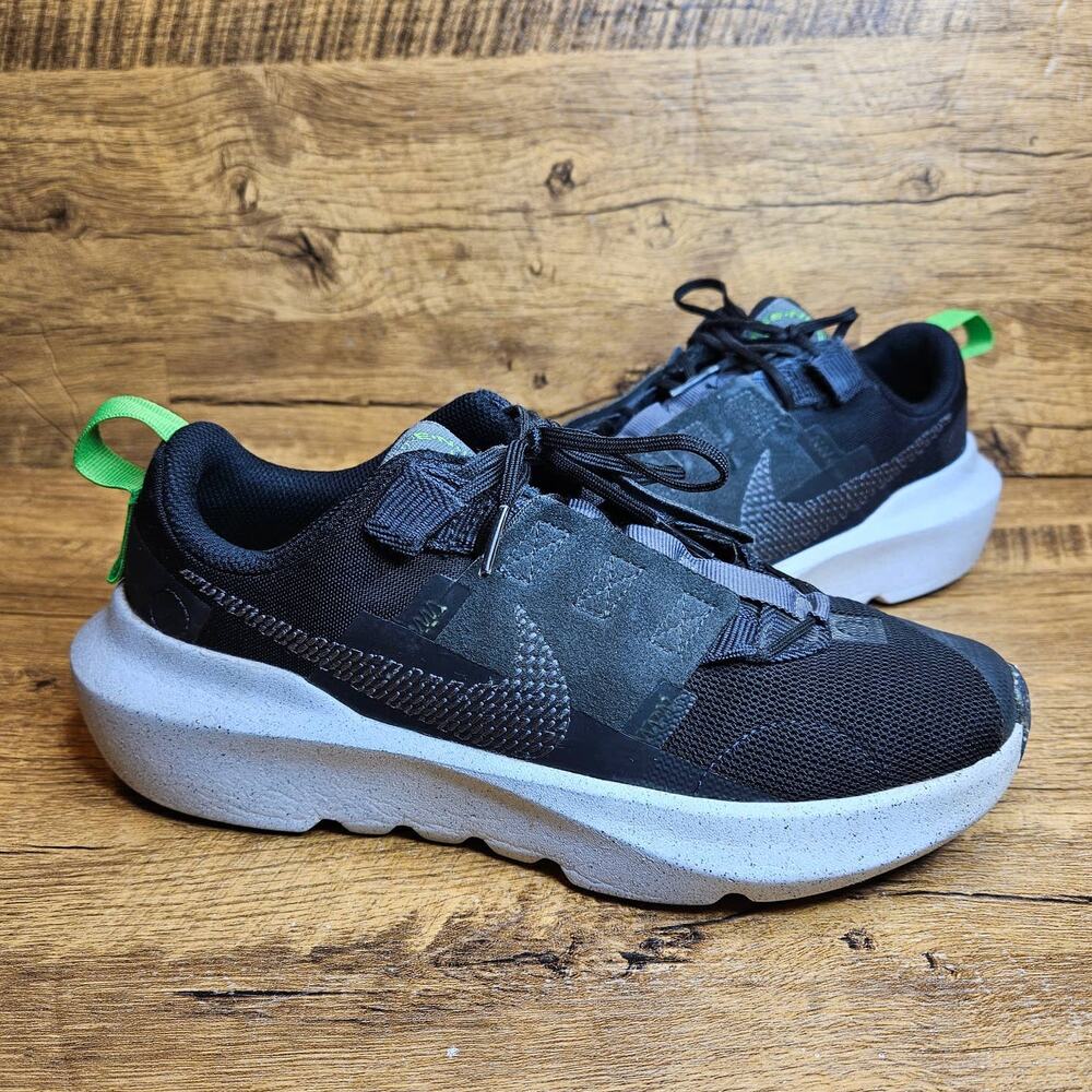 Nike Crater Impact Black Gray Sneakers sz 5 Youth DB3551